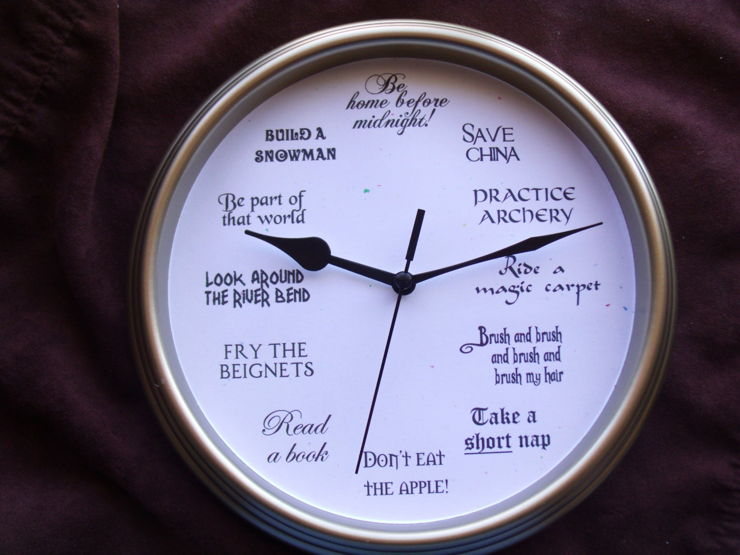 Disney Princessesinspired clock 8.75 inches by LetterThings