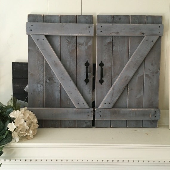 2 RUSTIC BARN DOORS large Rustic Gallery Wall by ... 2 RUSTIC BARN DOORS large Rustic Gallery Wall by