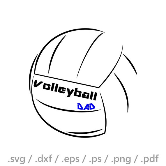 Download Volleyball DAD Monogram for cricut Sure cuts a lot by ...
