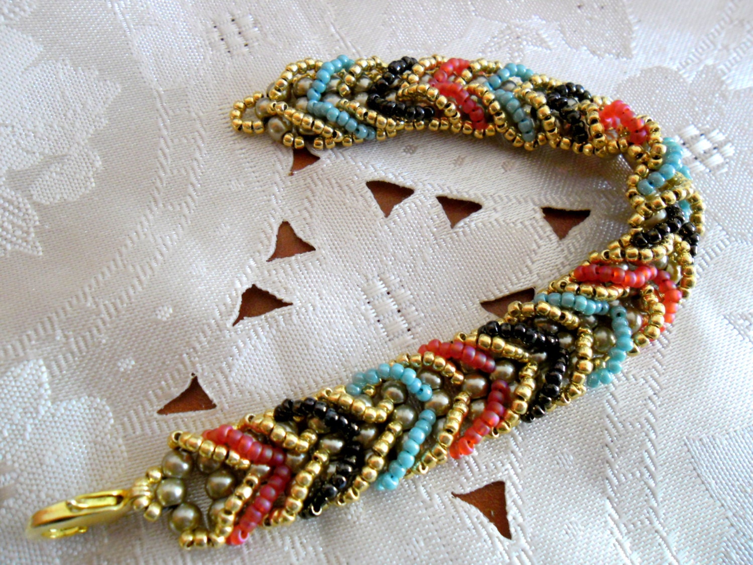 Egyptian style colorful bracelet