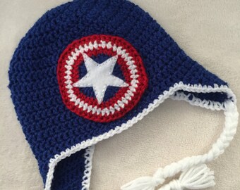 Captain america hat | Etsy