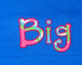 Big Little Sorority Shirts -Sorority Family Tees - Lilly Pulitzer Sorority Shirts - Big Little Reveal Sorority Gifts - Short Sleeve