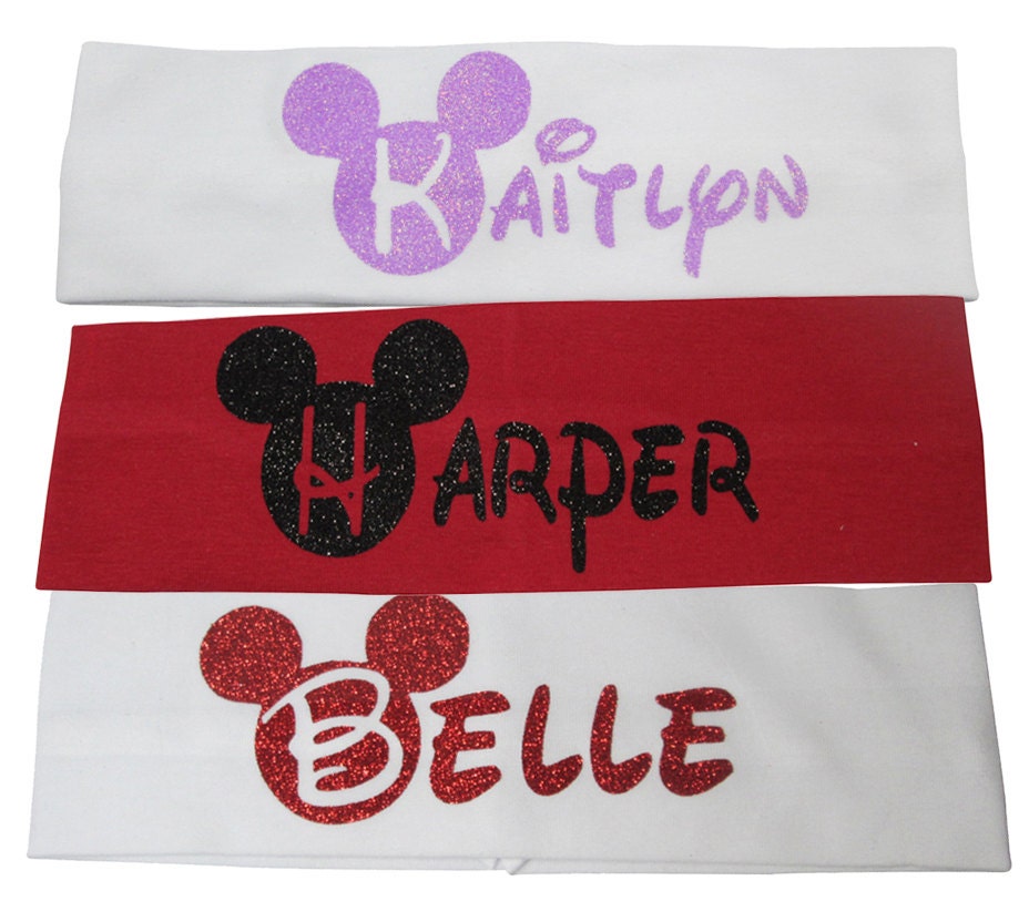 Customizable Disney Headband for Girls