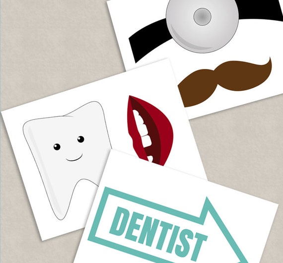 35 Dentist Themed Party Photo Booth Props Dentist props love