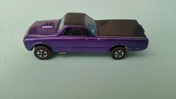 Hot Wheels Redline Purple Custom Fleetside 1967 Free Shipping