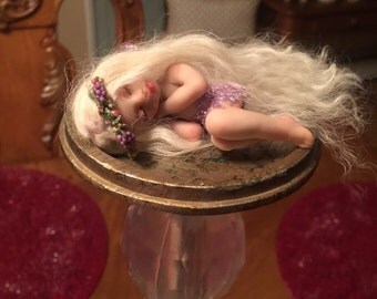 Tiny Fairies - Custom Fairy - OOAK Fairy - Sleeping Fairy