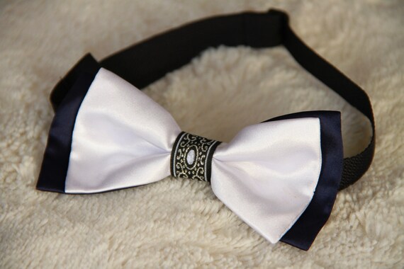 women/ man bow tie necklace by BrightnessOfLife on Etsy