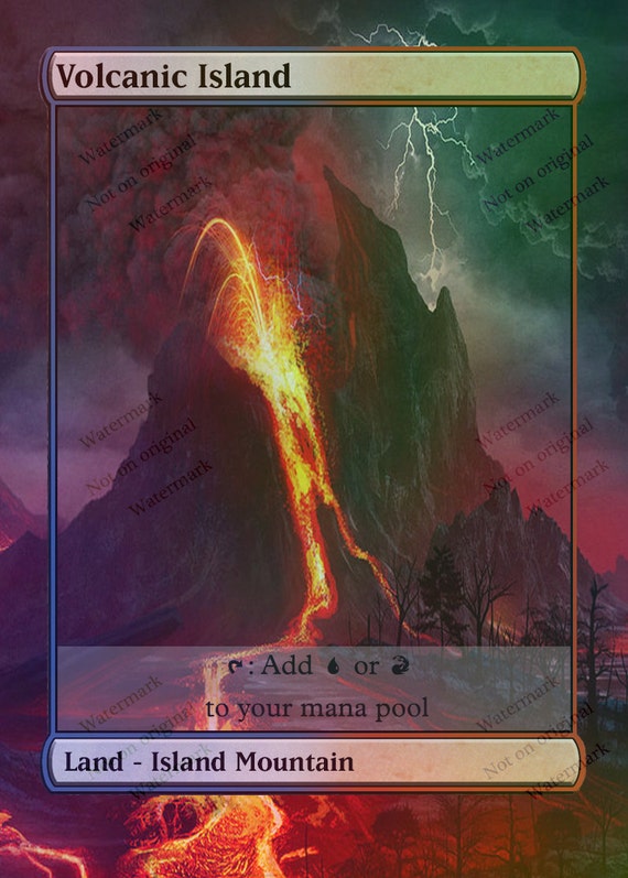 Volcanic Island Magic Casual Play Only MTG By LethixGaming   Il 570xN.907567054 Teml 