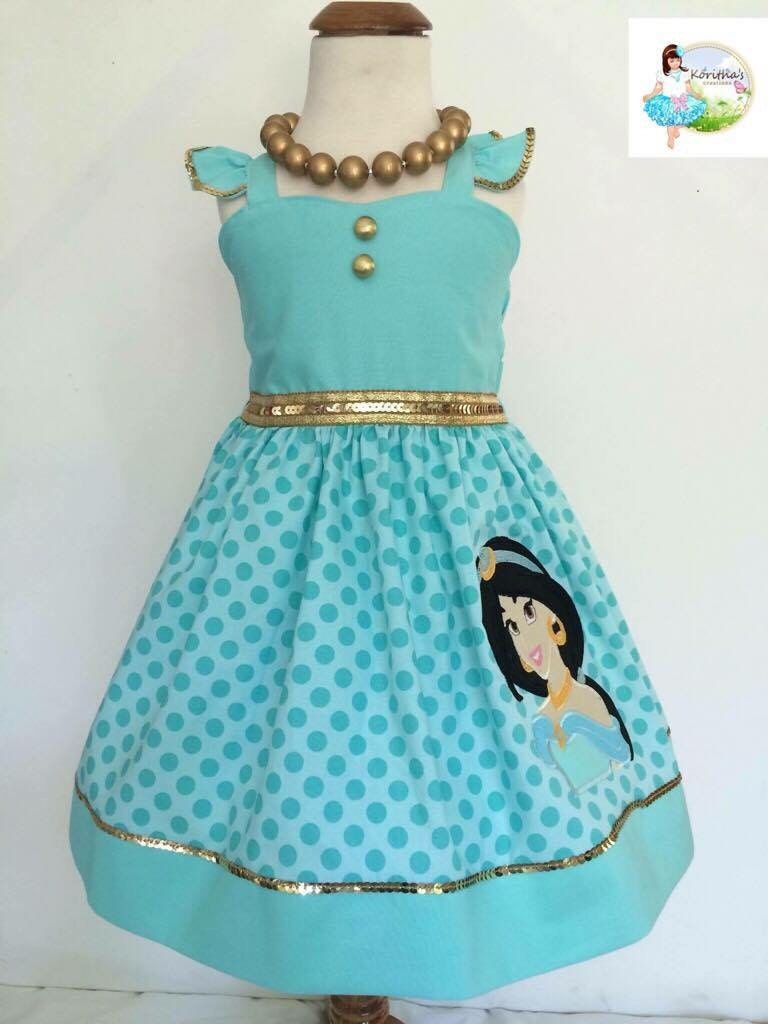 Princess Jasmine inspired dress Jasmine Princess dress