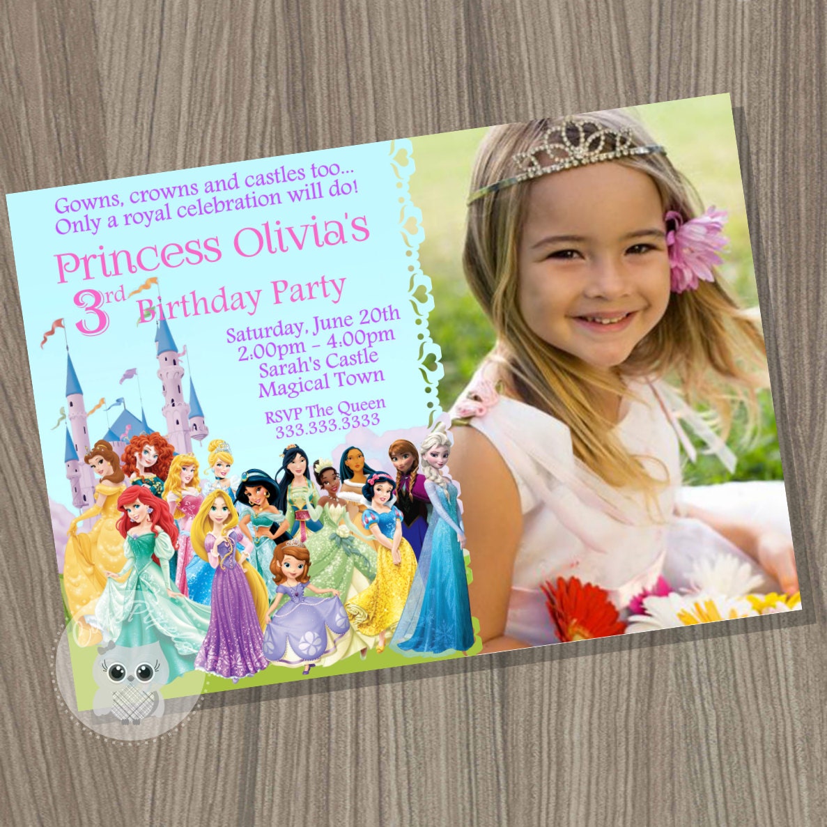 Disney Princess Address Labels Disney Princess Envelope