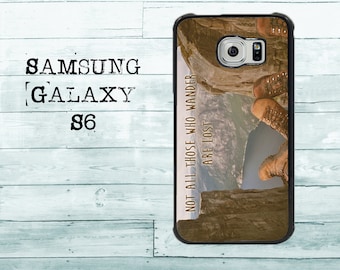 not all those who wander are lost traveler phone cover for Samsung Galaxy S3/S4/S5/S6/S7/S7edge - cool gift idea case for Samsung Galaxy