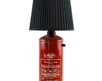 Decorative Fire Extinguisher custom painted fire extinguisher lamp for firefighters. Decorative Fire Extinguisher custom painted fire extinguisher lamp for firefighters.
