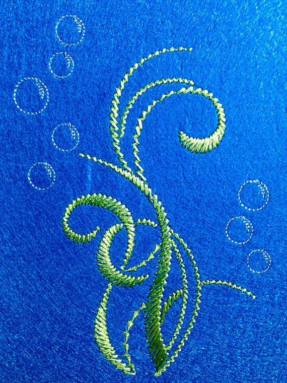 Machine Embroidery Design Seaweed Imitation Hand Embroidery