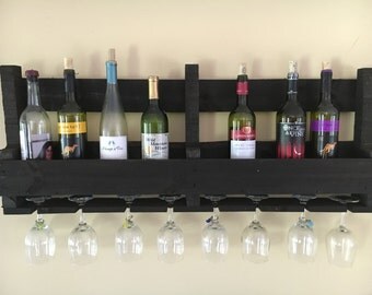 Wood Pallet Wine Rack