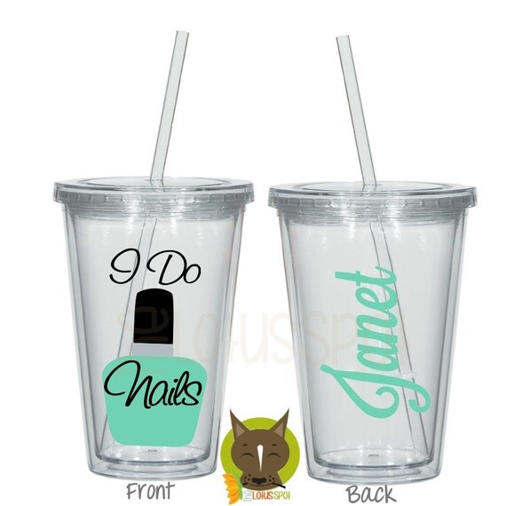 Nail Tech Tumbler Nail Technician Gift Personalized Cup