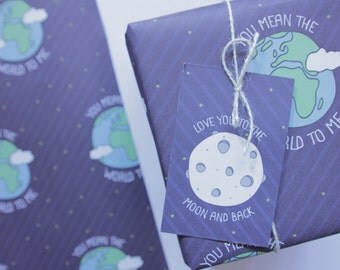 You Mean The World To Me Wrapping Paper