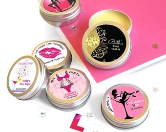 Hen Party Favours, Personalised Lip Balm, Bridal Shower, Hen Night Party Favours, Personalised hen party favours, Hen Do Favour, Party Bag