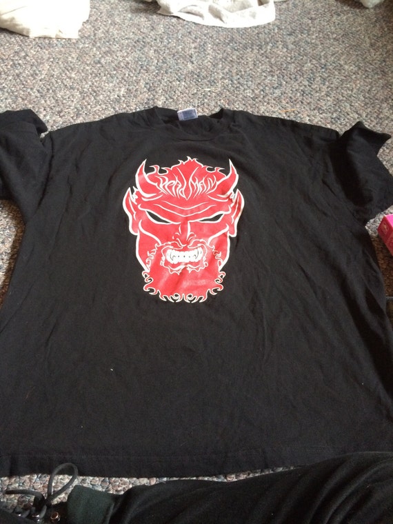 90s Undertaker Big Red Evil Devil t-shirt American