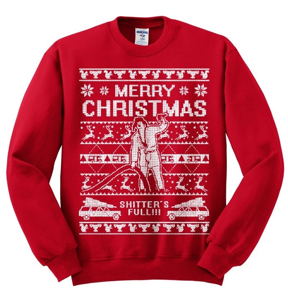 Ugly Christmas Sweater-Shitters Full Christmas by JennysSweetTees