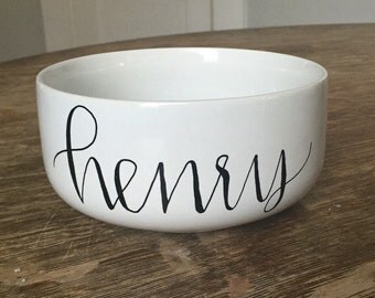 Custom dog bowl - ceramic