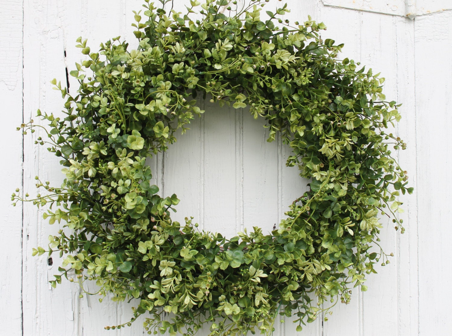 boxwood wreath green wreath farmhouse decor everyday boxwood wreath green wreath farmhouse decor everyday