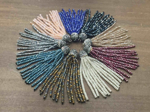 Metal Crystal Tassel Grip High Quality Sense