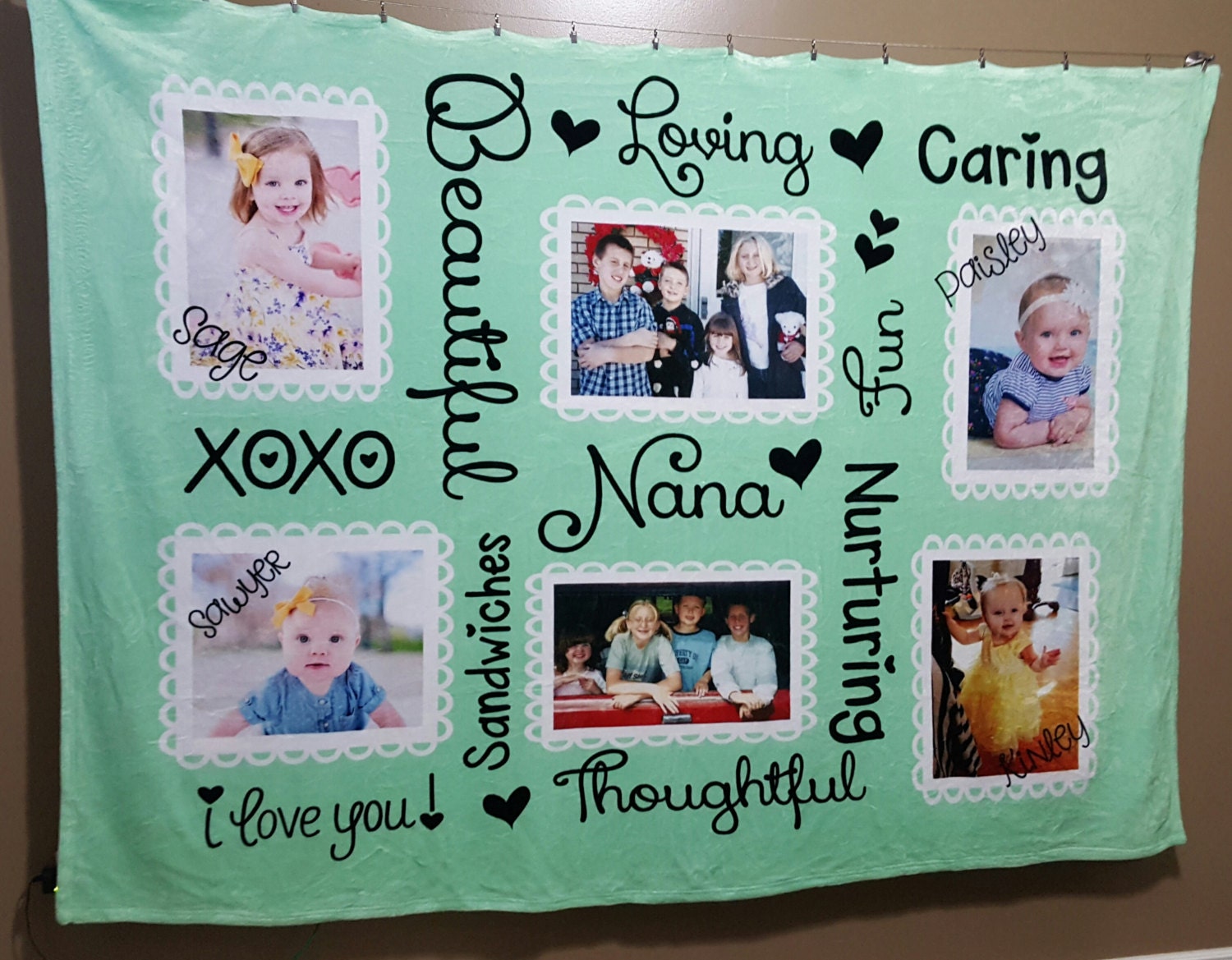 Personalized Photo Blanket, Custom Photo Blanket, Personalized Picture Blanket, Personalized Memory Blanket, Baby Blanket, Photo blanket