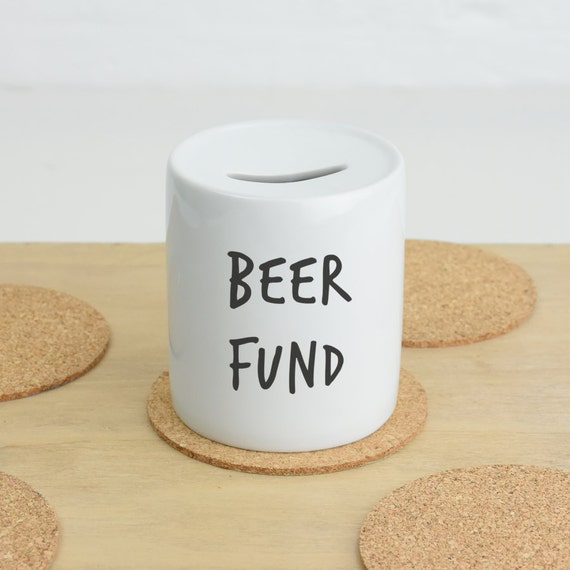 Drink Fund Money Box Personalised Funny Saving's Jar