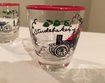 Mid Century Libbey "Studebaker" Shot Glasses Set of 7