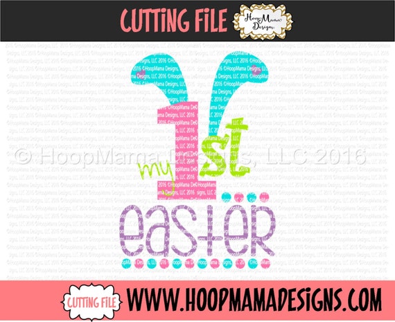 Download My First Easter SVG DXF eps and png Files for Cutting Machines