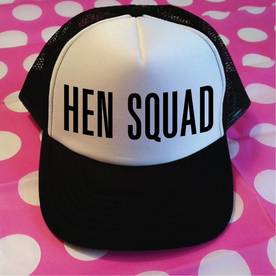 Hen Squad Hat. Hen Party Hat. Hen Hat. Bride Hat. Wedding