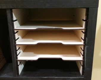 Kallax or Expedit adjustable shelf cubbies