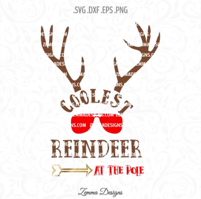 Download Reindeer svg Coolest reindeer svg christmas reindeer svg