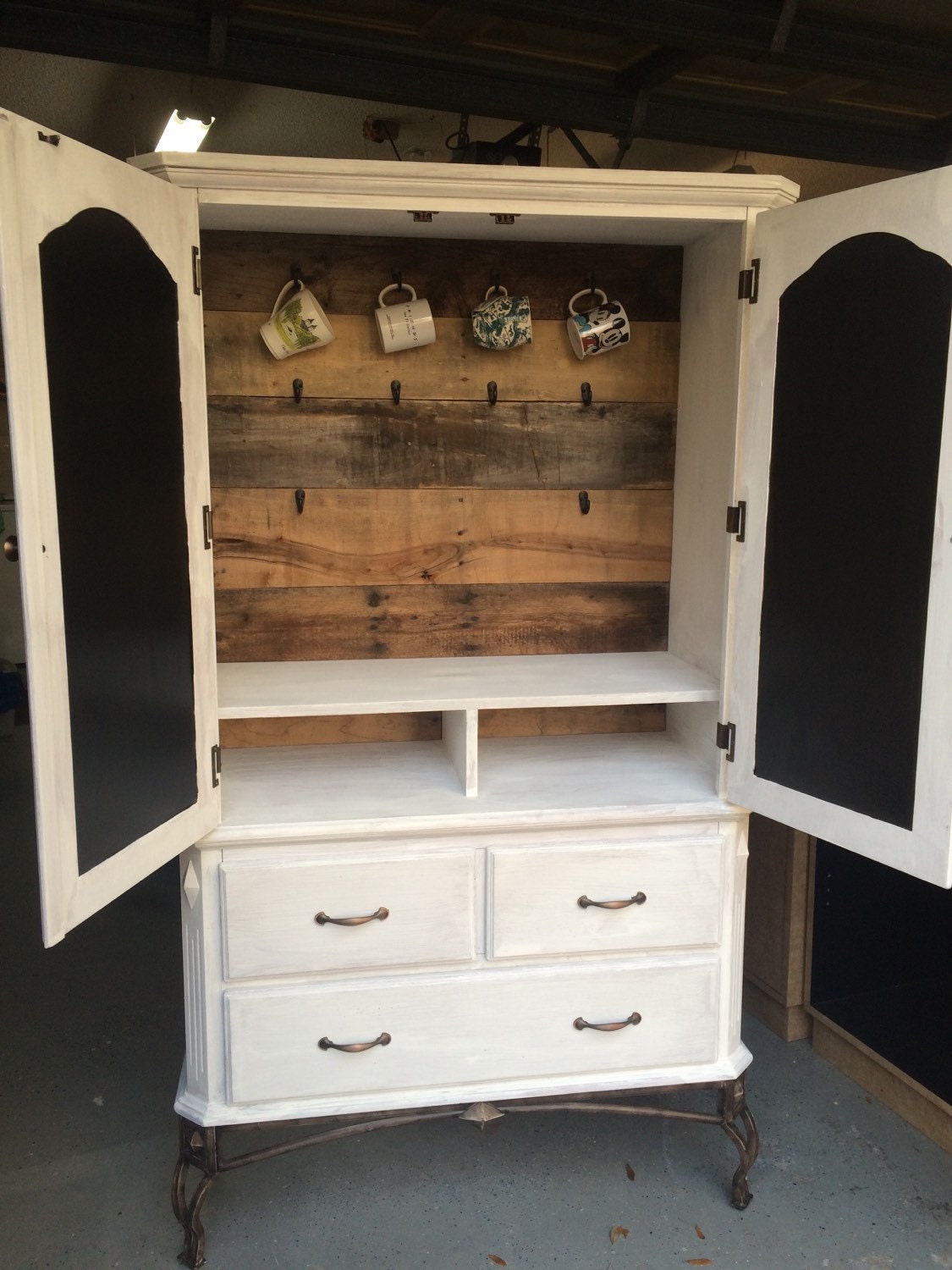 Repurposed hutch by KaravangelosKreation on Etsy