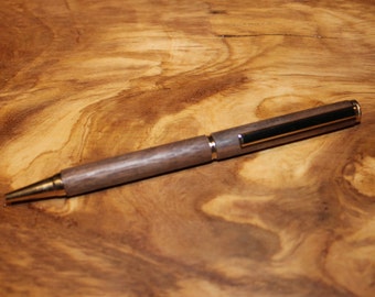 Handmade Wooden Pen, Slimline Walnut Writing Pen