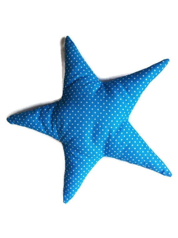 Set of 2 Nursery Star Pillows. Star Pillow. Nursery Pillow Set, Stuffed stars. Children toys. Fabric toys. Fabric stars.