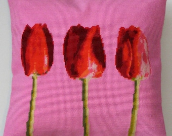 Tulips tapestry kit / needlepoint kit