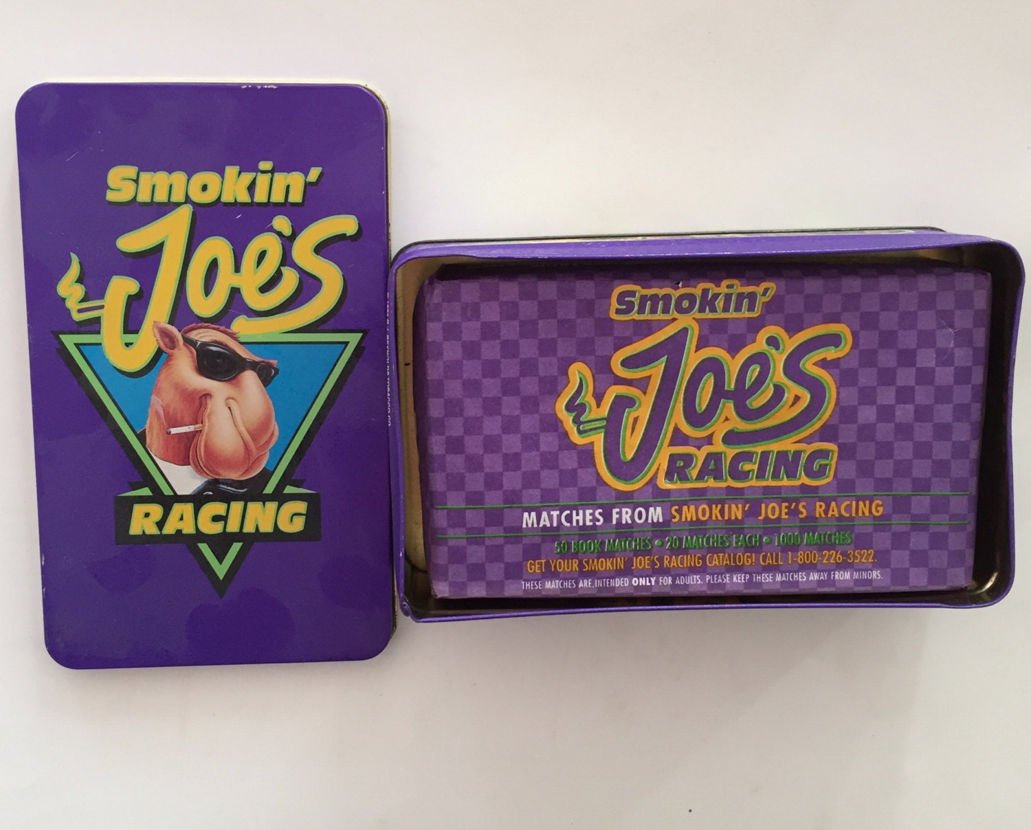 Smoking Joe's Racing Tin With Matches