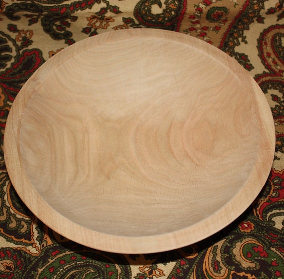 9 Solid Beech BowlWooden Salad BowlUnfinished Wooden