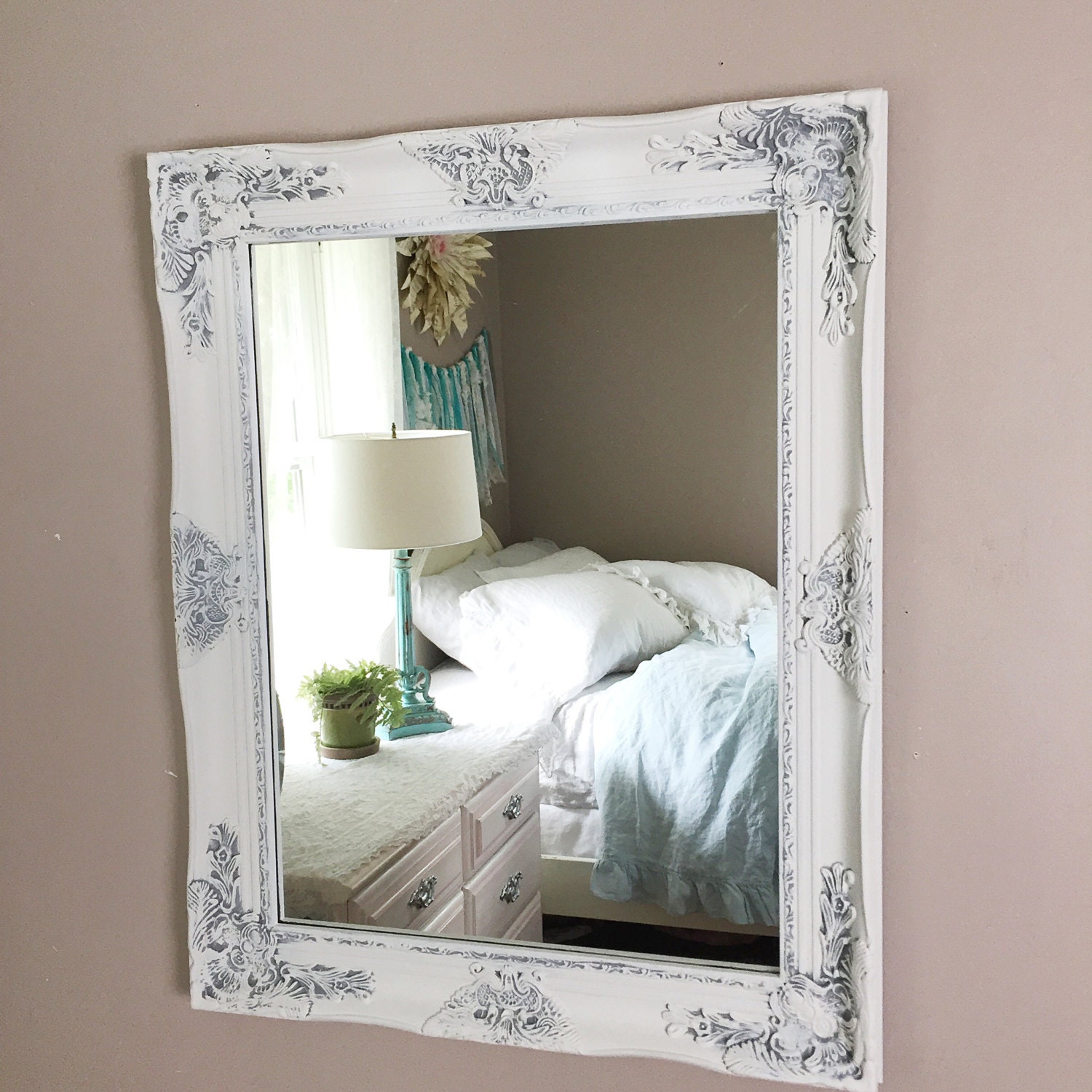 Salon Mirror Bathroom Mirror Vanity Mirror Large Shabby Chic