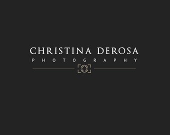 Photography logo - Design Photography Logo - Premade Logo -Watermark Logo - Camera logo - Photography watermark- INSTANT DOWNLOAD