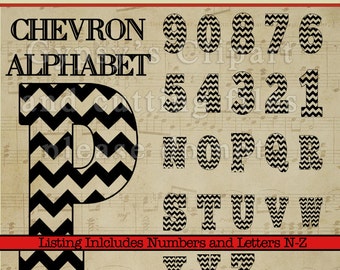 Svg Font, Chevron Letters, Chevron Alphabet, Chevron Monograms, N-Z Only, SVG, Vector, ai,png, eps, png, dxf, Wedding Monogram, Silhouettes