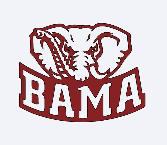 BAMA ELEPHANT Decal Laptop Decal IPhone Decal Notebook