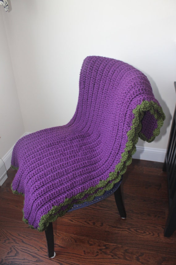 Custom Large Thick Yarn Blanket 50x60 chunky