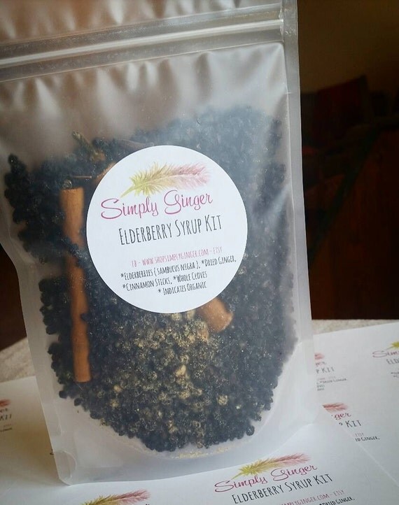 Organic Elderberry Syrup Kit