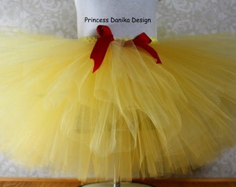 Belle Inspired Tutu, Beauty and the Beast Tutu, Yellow Tutu, Jane from Tarzan Tutu, Big Bird Tutu, Sunshine Tutu, Infant/Toddler, Adult Tutu