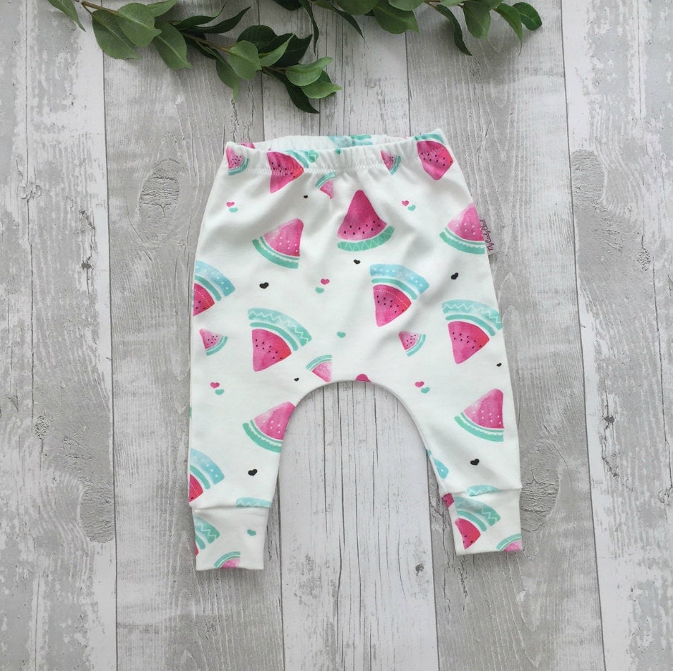 Baby girl leggings Organic cotton baby leggings by MyCandyCloud