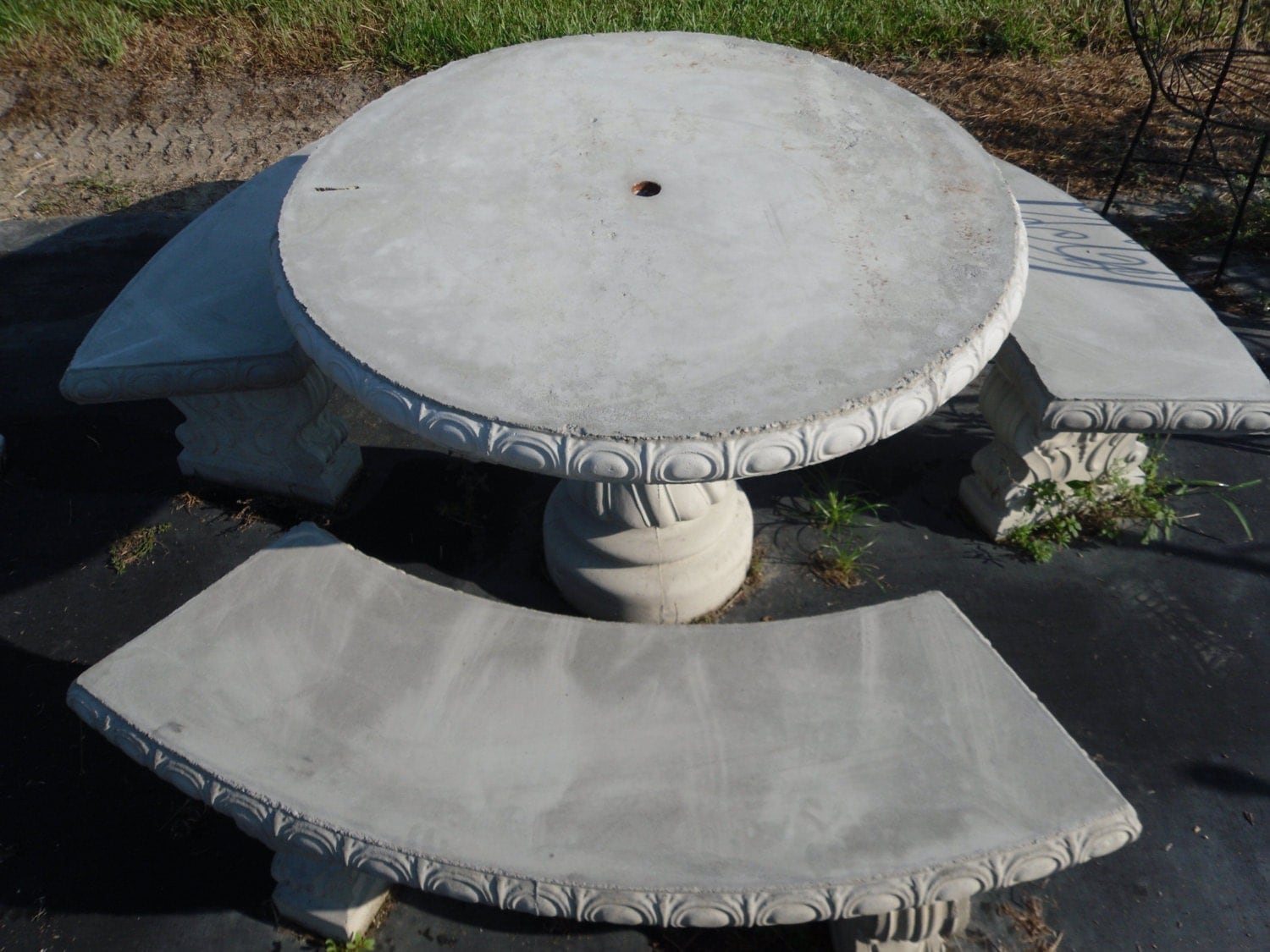 Outdoor Table Set Patio Table Concrete Patio Table Set