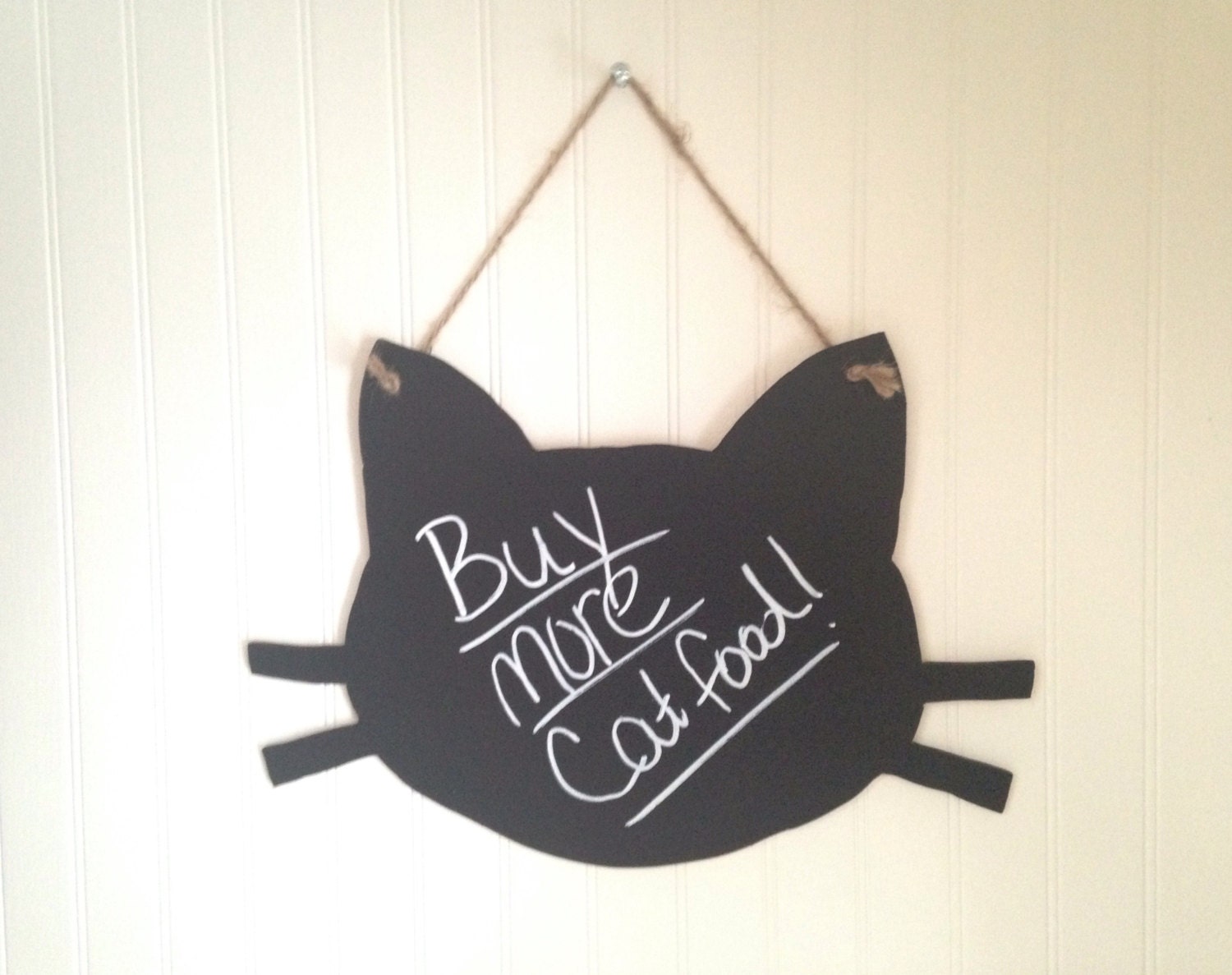 Cat Chalkboard Cat Decor Cat Lovers cat sign wood signs