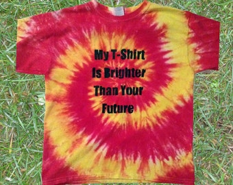 back to the future tie dye shirt